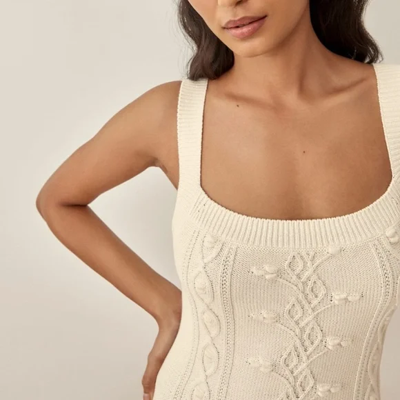 Reformation cento cotton sweater dress - Picture 5 of 11